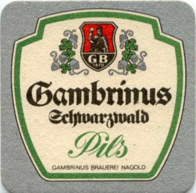 nagold cw-bw gambrinus 2a (quad185-gambrinus schwarzwald pils)